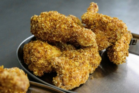 Korean fried chicken is brined and double-fried, which gives it its signature crispy exterior, but the process is labour intensive