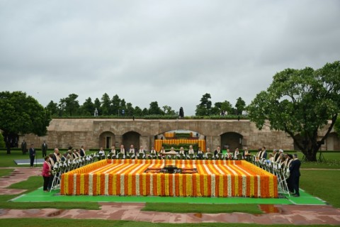 The Raj Ghat memorial complex is one of the most hallowed spaces in the capital New Delhi