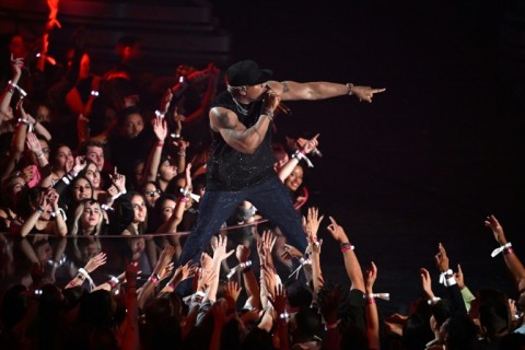 LL Cool J performs as part of the MTV VMA's 50th anniversary of hip-hop tribute