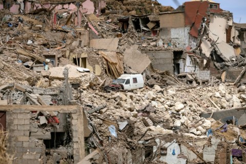 The mountain village of Imi N'Tala, in central Morocco, was completely flattened by the quake