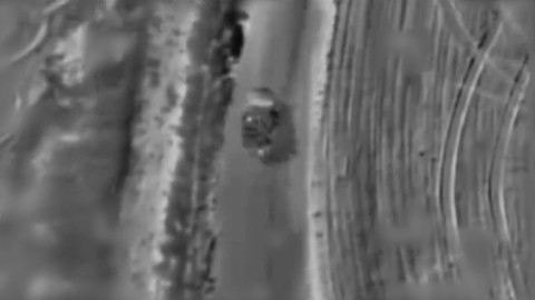 Israeli army releases footage of strikes on the Gaza Strip