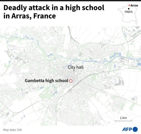 Deadly attack in school in Arras, France