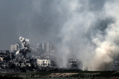 Israeli strikes have flattened many buildings in Gaza