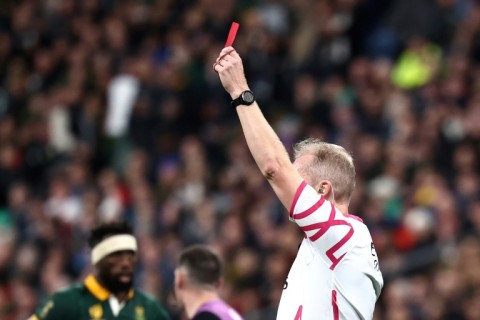 All Blacks captain Sam Cane became the first player to be red carded in a World CUp final 