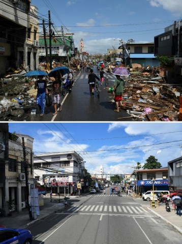 Haiyan unleashed winds of up to 315 kilometres (195 miles) an hour that flattened towns and cities 