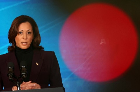 US Vice President Kamala Harris urged collaboration as AI develops