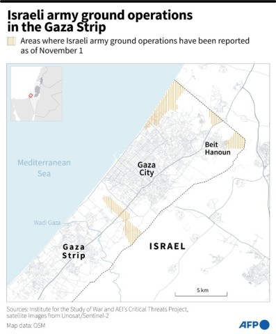 Israeli army ground operations in the Gaza Strip