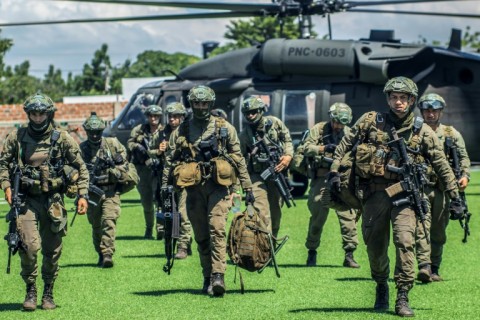 Colombian soldiers are patrolling in Barrancas as officials await the release of the father of Liverpool striker Luis Diaz