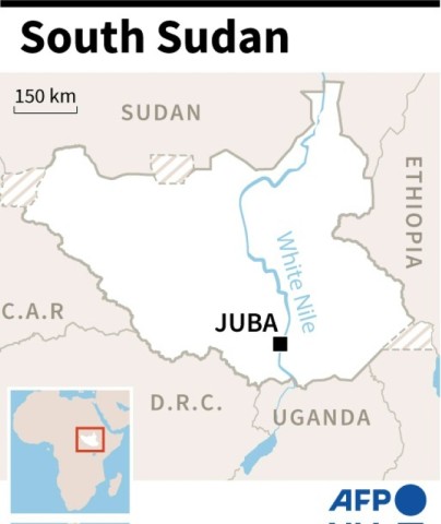 Map of South Sudan