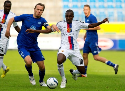 'Cheated': Gilles Yapi Yapo in action in a Champions League qualifier in 2012