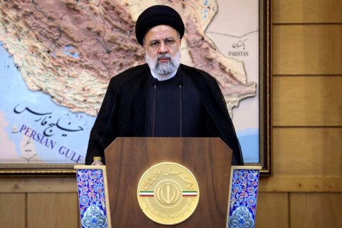 Ebrahim Raisi, delivering remarks before his departure for Saudi Arabia, is the first Iranian president to visit the kingdom in more than a decade