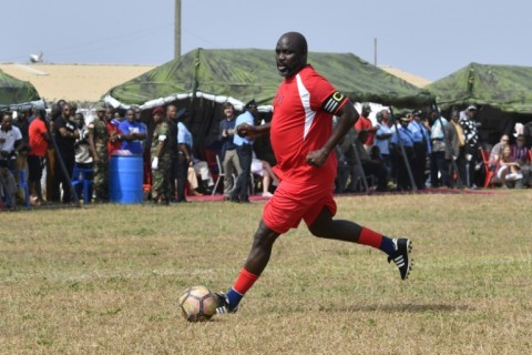 Liberia's president George Weah is running in the elections for a second term in office