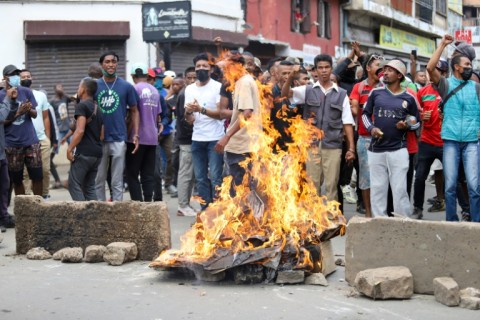 Opposition candidates have led near daily, unauthorised marches in Antananarivo for more than a month