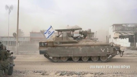 Israeli army releases footage of operations in Gaza