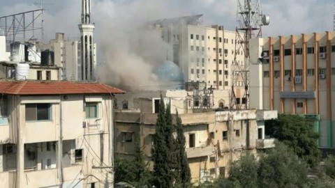 Strike targets Hamas-run ministry of communications in Gaza City