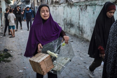 The United Nations says an estimated 1.7 million of Gaza's 2.4 million people have have had to flee their homes during the fighting