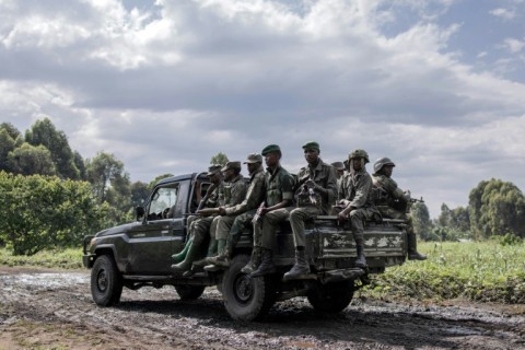 M23 rebel fighters in eastern Democratic Republic of Congo 