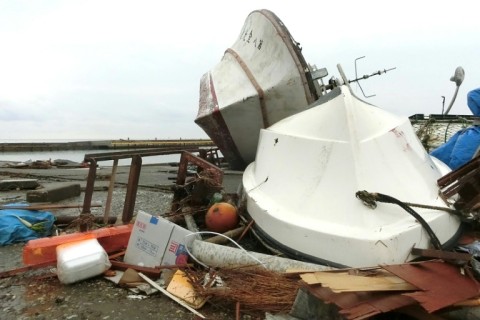 Broadcaster NHK reported that one person was swept away by the tsunami in the Suzu area of Noto