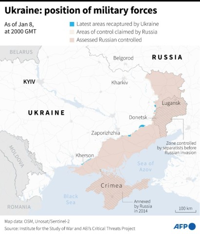 Ukraine: position of military forces