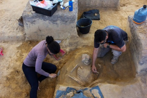 Archaeologist Wellington Lage says his team has found four distinct eras of occupation at the site in Brazil 