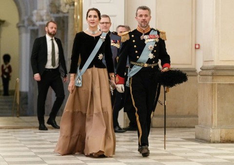 Crown Prince Frederik of Denmark (R), who has been crown prince since the age of three, enjoys the support of more than 80 percent of Danes