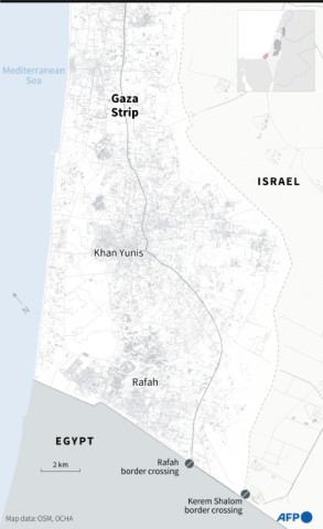 The Qatari foreign ministry said two planes arrived in the Egyptian city of El-Arish near the Gaza border