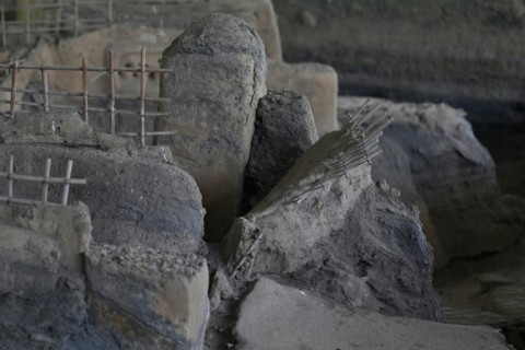 A pre-Hispanic building at El Salvador's UNESCO-listed Joya de Ceren
