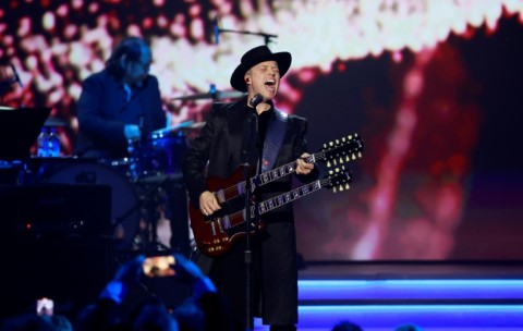 Jason Isbell was among the performers honoring Jon Bon Jovi at the annual MusiCares pre-Grammy gala