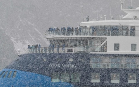 Deception Island is a popular spot for tourist cruises to Antarctica