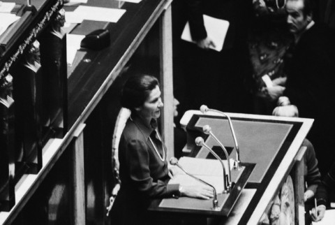 Health minister Simone Veil fought in the 1970s to get France's abortion law through parliament