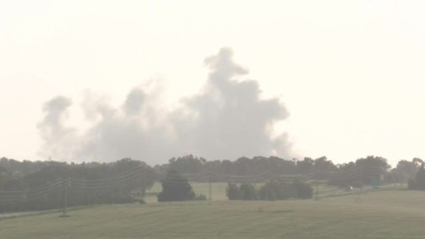 Clouds of smoke seen over southern Gaza