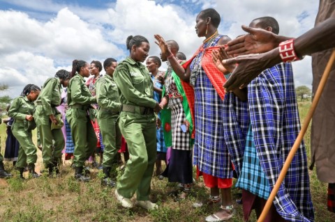 The 17 women are not part of the government-run Kenya Wildlife Service