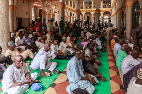 Worshippers taking part in Friday prayers at the central mosque in Lagos told AFP they were struggling to provide for their families