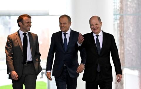 Polish Prime Minister Donald Tusk said the three countries 'spoke with one voice'