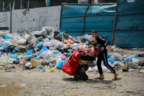 Israeli troops operating in the Gaza Strip 