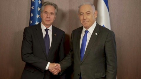 Israeli PM Netanyahu meets US Secretary of State Blinken in Jerusalem