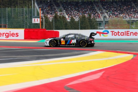 The Team WRT's BMW, driven by Ahmad Al Harthy, Valentino Rossi and Maxime Martin, failed to finish the 6 Hours of Spa-Francorchamps