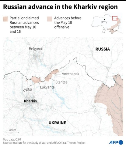 Moscow launched the surprise assault into Ukraine's Kharkiv region last week