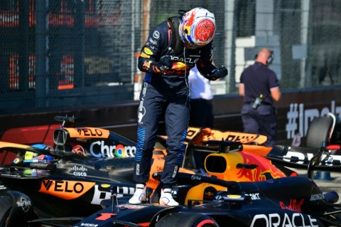 Max Verstappen leads the championship by 33 points 