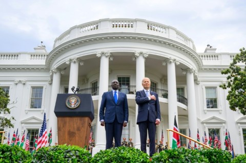 Announcing his plan to make Kenya the first major non-NATO ally in sub-Saharan Africa, US President Joe Biden said the move was the "fulfillment of years of collaboration" against the Islamic State group and Al Shabaab jihadists in Somalia