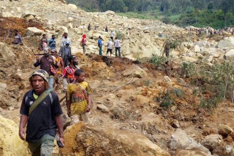 More than 670 people are feared dead in the catastrophic landslide