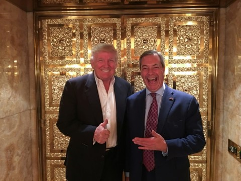 Former US president Donald Trump dubbed Farage 'Mr Brexit'