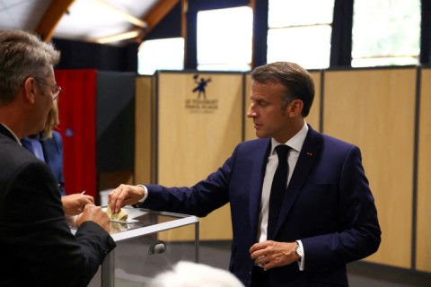 French President Emmanuel Macron's liberal Renaissance party is headed for an election drubbing