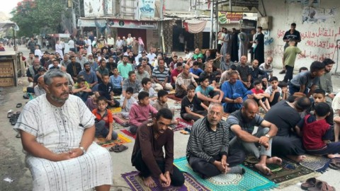 Gazans mark sombre Eid in shadow of war