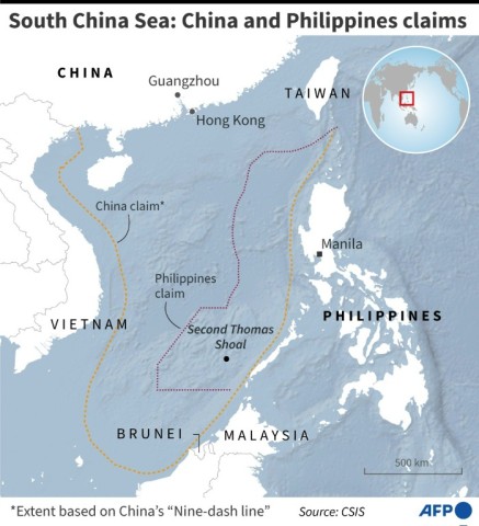 South China Sea: China and Philippines claims