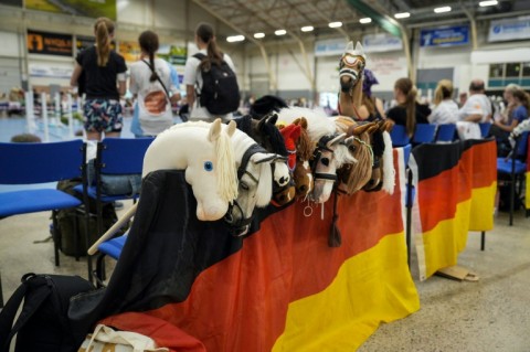 The German stables at the Finnish Hobbyhorse Championships