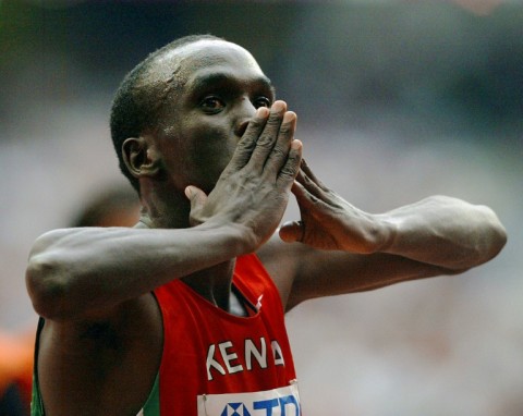 Eliud Kipchoge stormed on to the global athletics stage in 2003 in Paris when he became 5,000 metres world champion