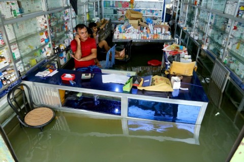 More than three million people have been affected by floods in India and Bangladesh