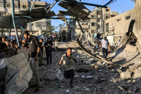 The health ministry in Hamas-run Gaza said 16 people had been killed in a strike on a school run by UNRWA