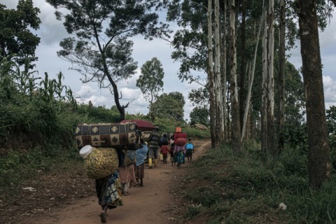 Civilians flee fighting in North Kivu province in May